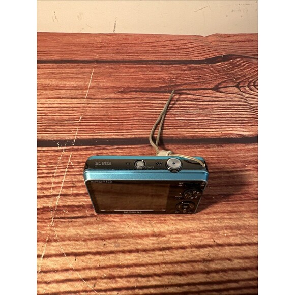 Samsung SL202 Blue 10.2MP Digital Camera with Battery - TESTED - Picture 8 of 10
